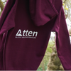 Atten Men's Avenger Hoodie  - Burgundy